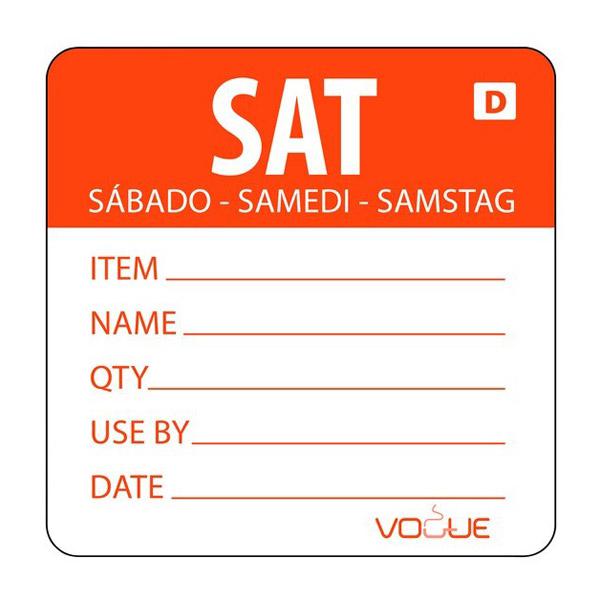 Large-Day-Of-Week-Label-Saturday-Orange