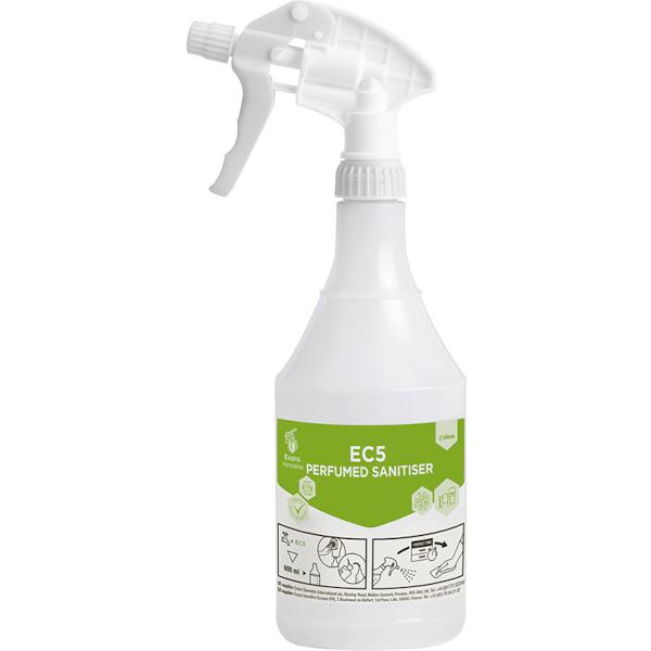 Evans-EC5-Lime-Green-Zone-Reusable-Spray-Bottle-with-Head