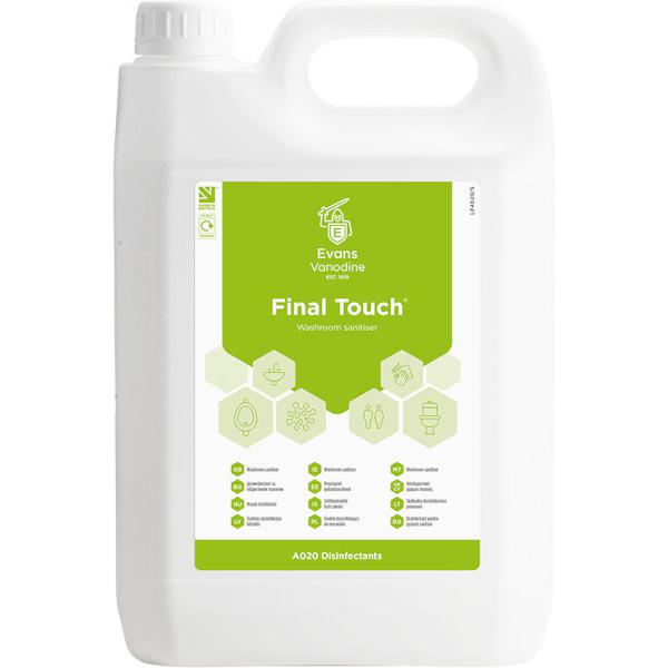 Evans Final Touch Washroom Bactericidal Cleaner