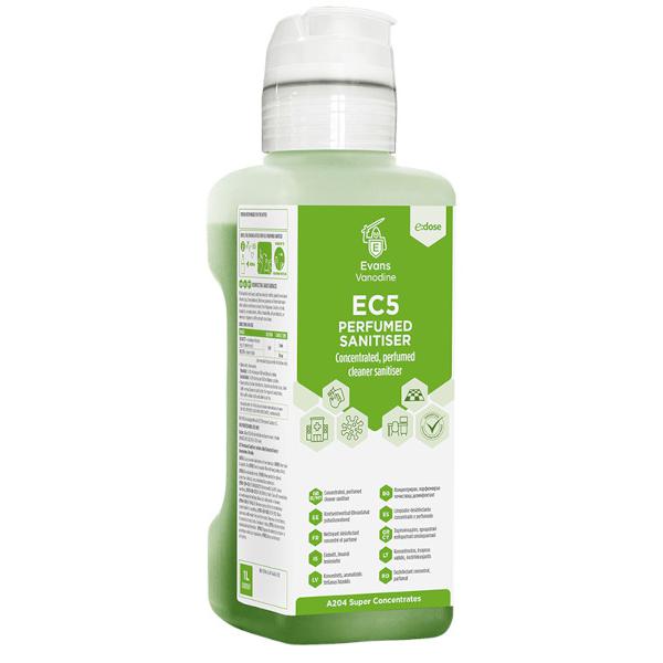 Evans EC5 Lime Green Perfumed Cleaner Sanitiser
EN1246 EN14476