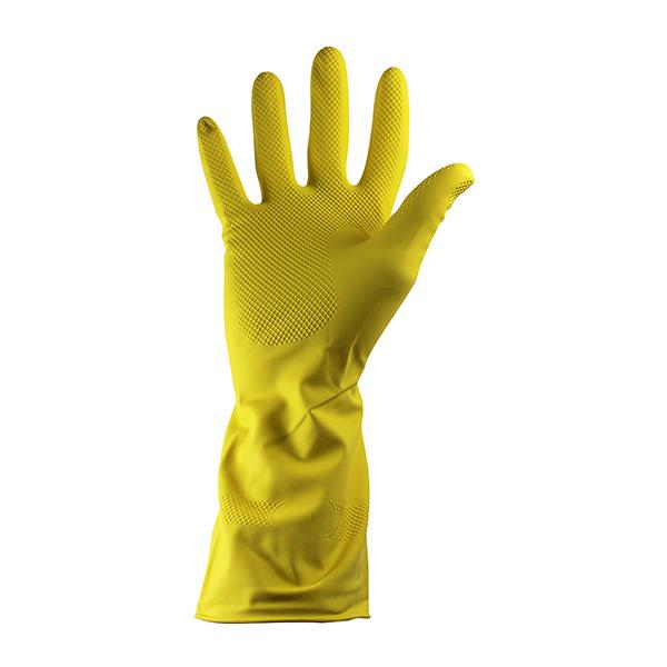 PAIR-Rubber-Household-Gloves-Medium---Yellow