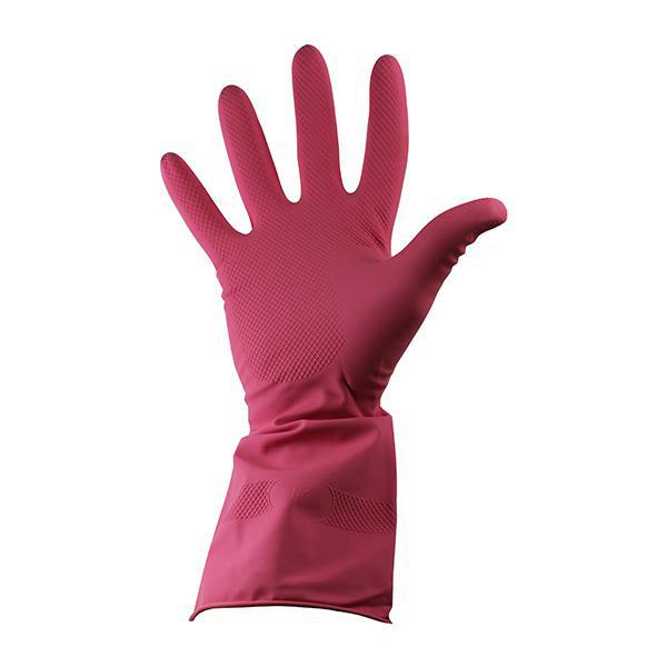 Rubber-Gloves-Small---Red