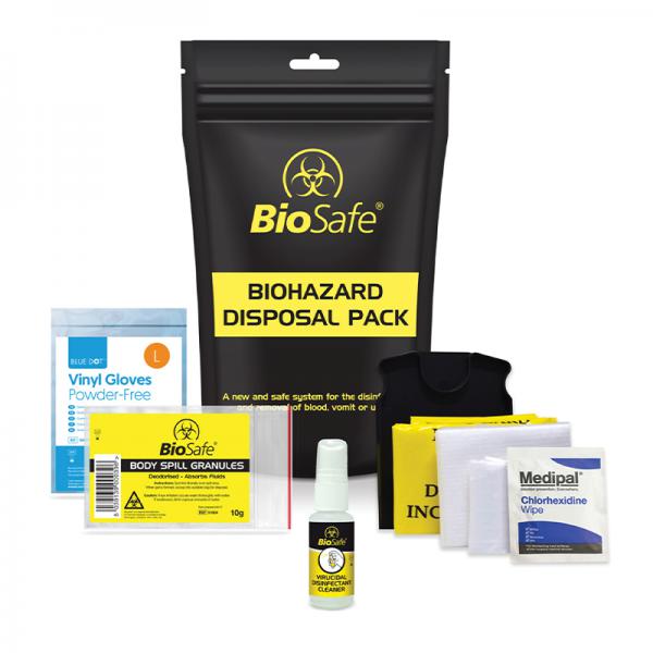 Body Fluid Spill Disposal Kit Bagged