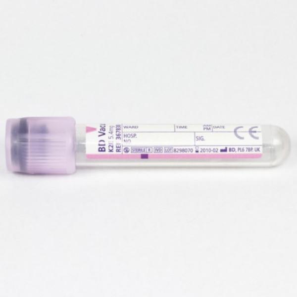 Vacutainer-Blood-Sample-Tube-Plastic-K2-Lavender-3ml