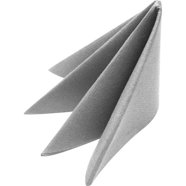 33cm-Napkins---2ply-Grey