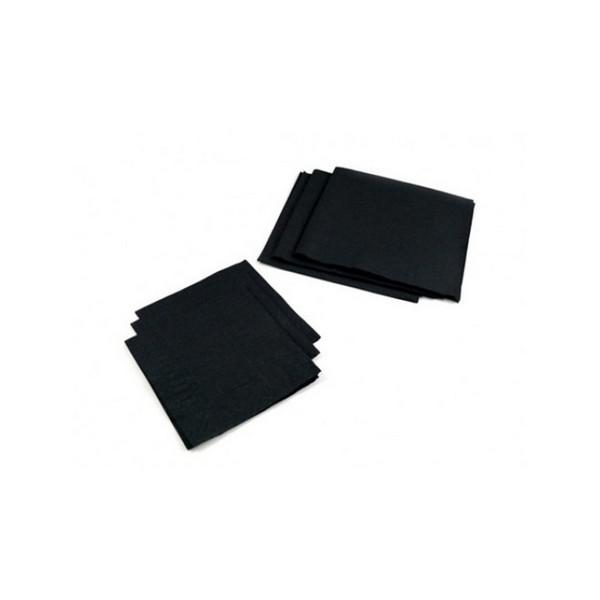 25cm-Cocktail-Napkins---2ply---Black