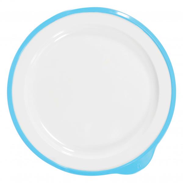 Omni-White-Large-Low-Plate-w-Blue-Rim-
240-x-230-x-20mm