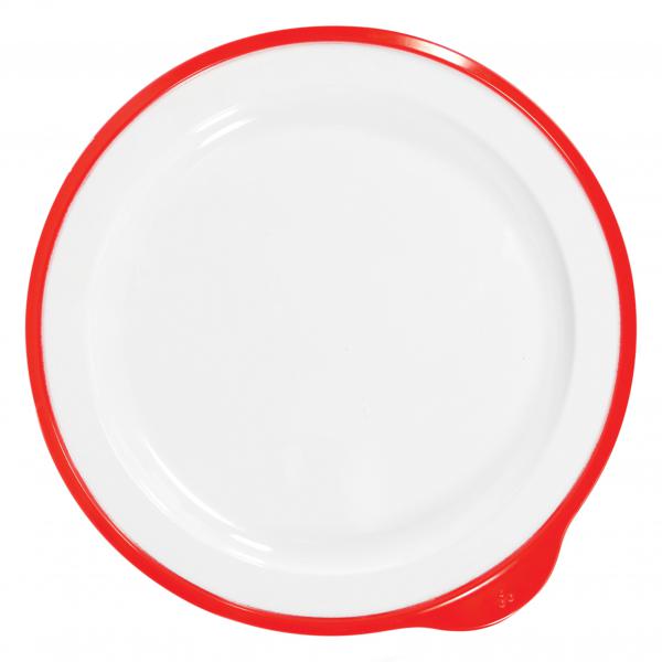Omni-White-Large-Low-Plate-w-Red-Rim-
240-x-230-x-20mm