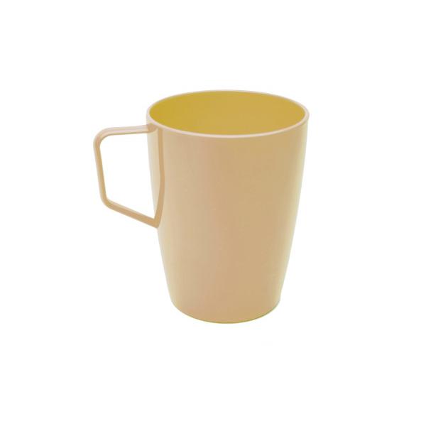 Polycarbonate-Beaker-with-Handle---Honey