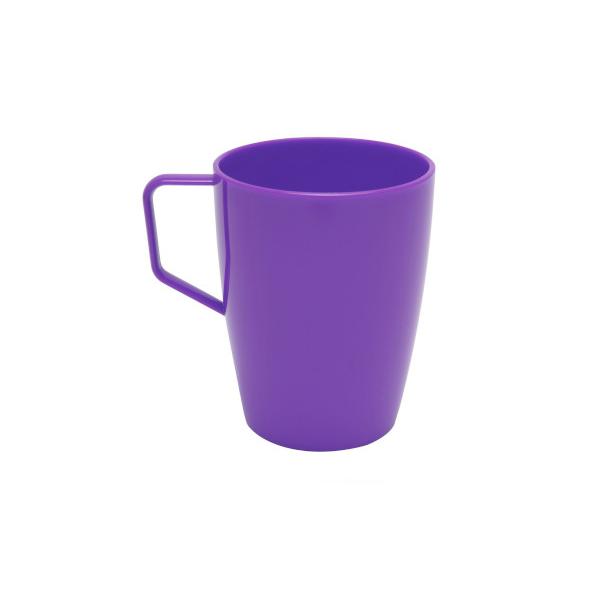 Polycarbonate-Beaker-with-Handle---Purple