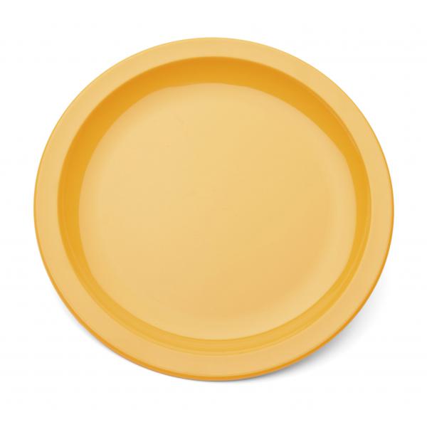 9--Polycarbonate-Rimmed-Plate---Yellow