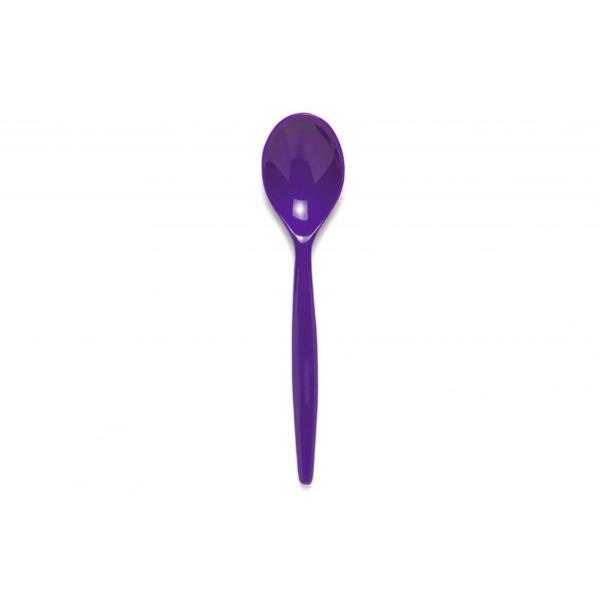 Polycarbonate-Dessert-Spoon---Purple