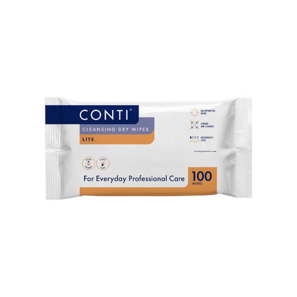 Conti Large Dry Wipes - 22gm - 30 x 28cm - CLW110