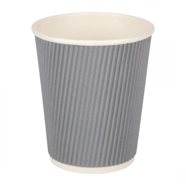 Fiesta-Hot-Cups-Ripple-Wall-Charcoal---228ml--8oz--